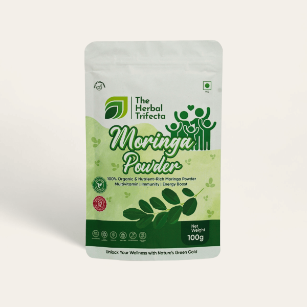 Organic Moringa Powder | Pure, Natural | Rich in Antioxidants, Vitamins, Minerals | Boosts Energy, Immunity | Vegan, Non-GMO, Gluten-Free